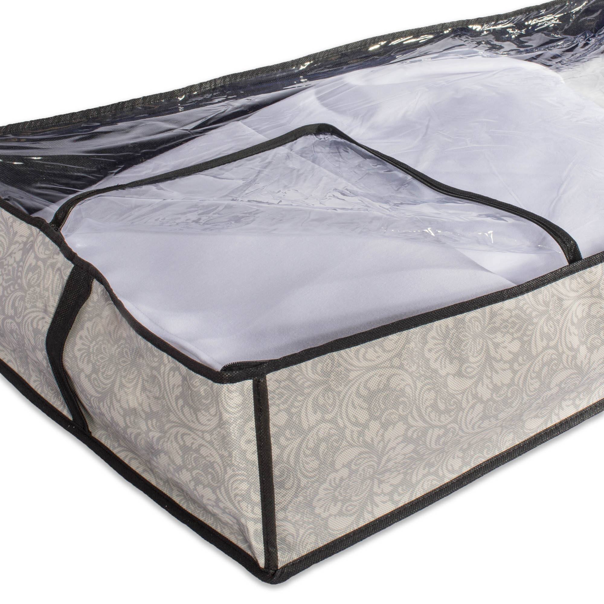 DII® Medium Damask Under-The-Bed Soft Storage Set, 2ct.